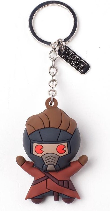 Marvel - Peter Quill Character 3D Rubber Keychain