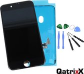 Scherm reparatie set (LCD + Touchscreen + Glas + tape + gereeedschap) voor Apple iPhone 7 Zwart