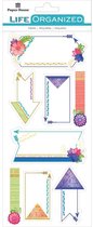 Paper House Life Organized Labels Live Bold