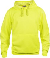 Clique Basic hoody Signaalgeel maat XXL