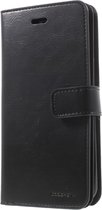 Mercury Goospery - iPhone 7/8 Plus Hoesje - Leather Case  Diary Zwart