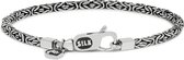 SILK Jewellery - Zilveren Armband - Connect - 151.17 - Maat 17