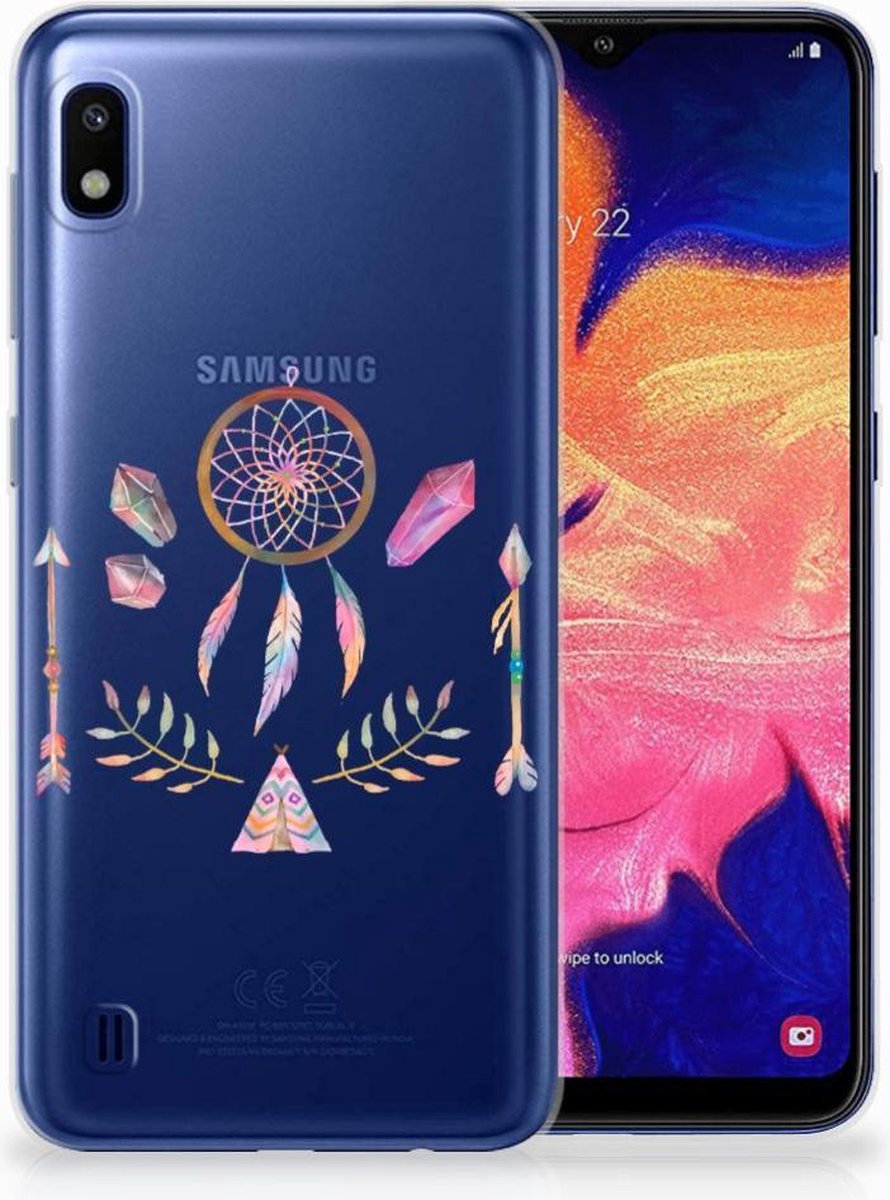 Samsung Galaxy A10 Telefoonhoesje met Naam Boho Dreamcatcher