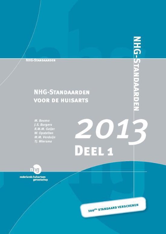 Nhg-standaarden voor de huisarts 2013 - cover