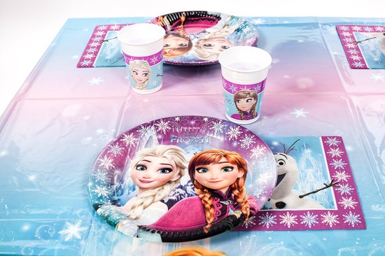 Frozen feestartikelen | Pakket voor 12 kinderen | Kinderfeestje Frozen |  Kant en klaar... | bol.com