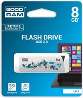 Goodram UCL2 USB flash drive 8 GB USB Type-A 2.0 Blauw, Roze, Paars, Wit