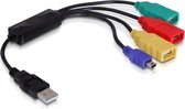 Delock - HUB USB2.0 4 Port extern Kabel