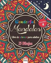 Wonderful Mandalas 4 - Edicion nocturna - Libro de Colorear para Adultos