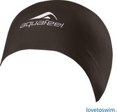 Aquafeel Siliconen Zwemcap Pro Zwart