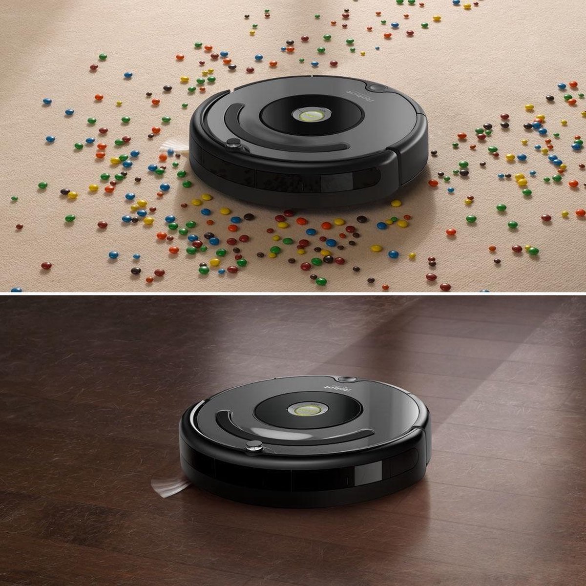 iRobot Roomba 676 robot aspirateur 0,6 L Sans sac Noir | bol
