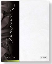 Dommelin Moltontopper hoeslaken - Wit 100x210
