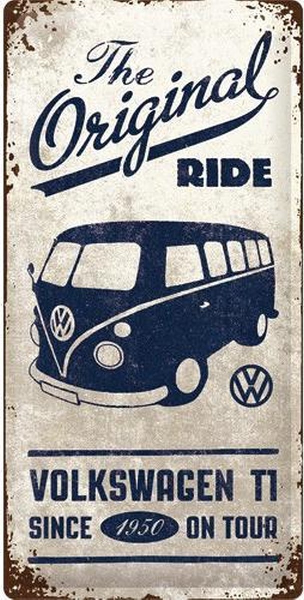 Tekstbord: VW Bulli The Original Ride