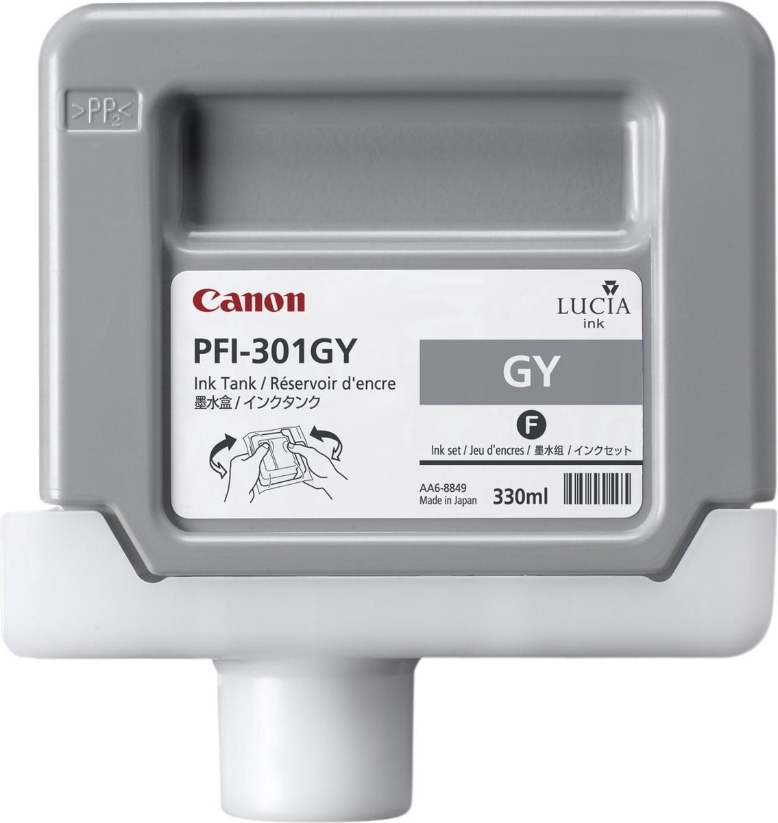 Canon PFI-301GY - Inktcartridge / Pigment Grijs