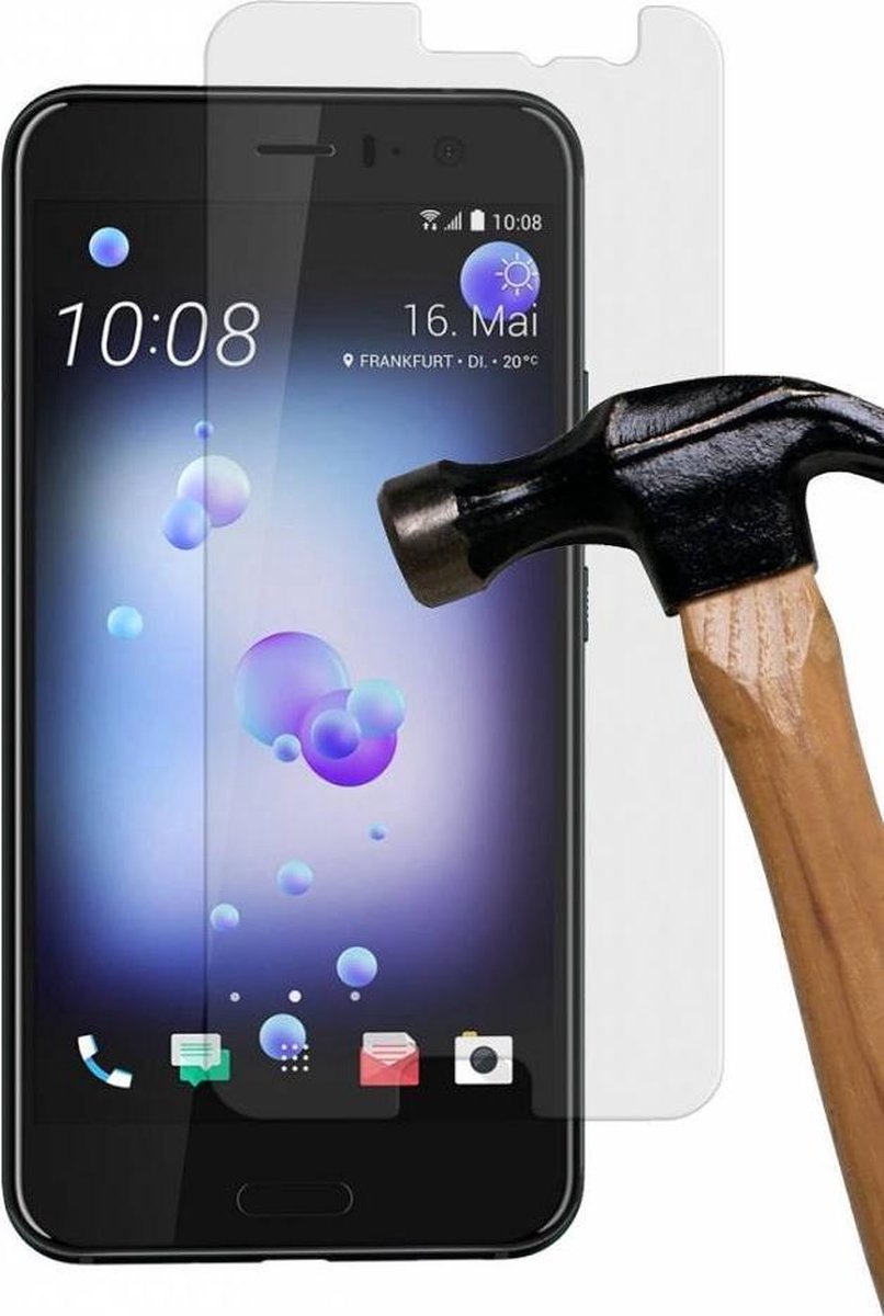 Tempered Glass / Glazen Screenprotector Geschikt voor HTC U11