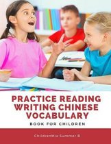 Practice Reading Writing Chinese Vocabulary Book for Children