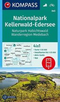 Nationalpark Kellerwald-Edersee, Naturpark Habichtswald, Wanderregion Medebach 1 : 50 000