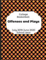 College Basketball Offenses and Plays July 2019 - June 2020 School Year