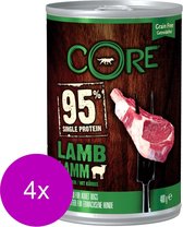 Wellness Core Grain Free 95 400 g - Hondenvoer - 4 x Lam&Pompoen