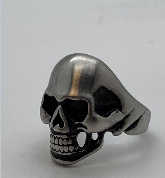 Skull ring Stainless steel, MAT