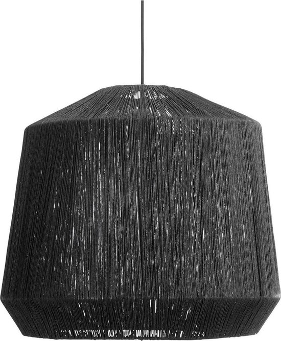Nordal hanglamp shade jute zwart 44 x ø55 | bol.com