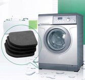 Wasmachine trillingsdemper – wasmachine dempers - Vibratie Dempers Pads - Zwart – 8 Stuks