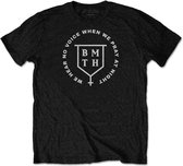 Bring Me The Horizon - No Voice Heren T-shirt - L - Zwart