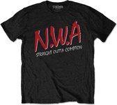 N.W.A - Straight Outta Compton Heren T-shirt - M - Zwart