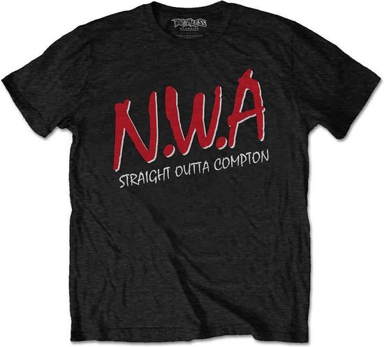 N.W.A Heren Tshirt -M- Straight Outta Compton Zwart