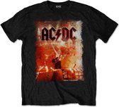 AC/DC Heren Tshirt -S- Live Canons Zwart