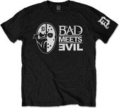Bad Meets Evil Heren Tshirt -XXL- Masks Zwart