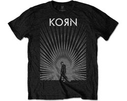 Korn - Radiate Glow Heren T-shirt - L - Zwart
