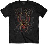 Kiss Heren Tshirt -L- Spider Zwart