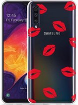 Galaxy A50 Hoesje Red Kisses - Designed by Cazy