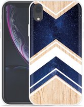 Coque Apple iPhone Xr Space Wood