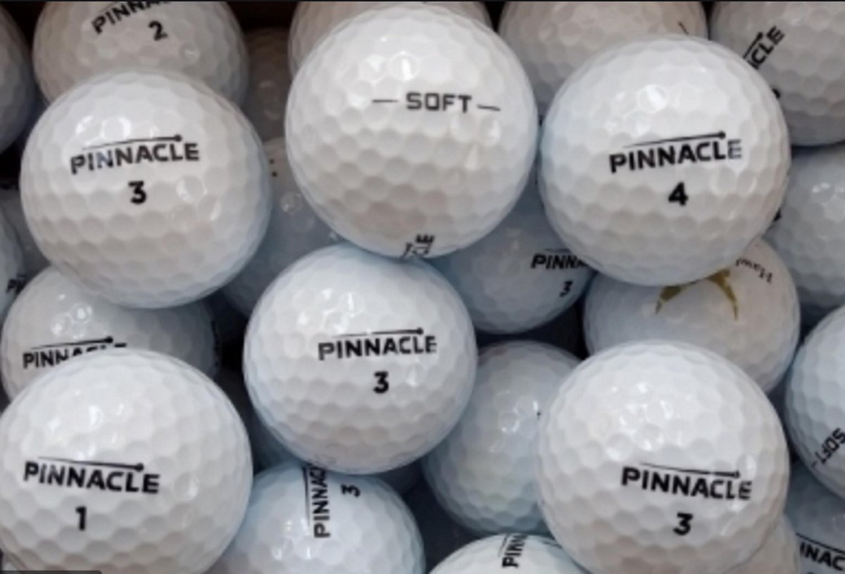 Geaccepteerd Handelsmerk wapenkamer Golfballen gebruikt/ lakeballs 12 stuks Pinnacle Soft | bol.com