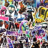104 Fortnite stickers - Coole mix voor laptop, playstation, muur, koffer etc. - Vinyl - Lama - Jongens en meisjes - Laptopsticker