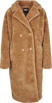 Dames Oversized Teddy Coat leem