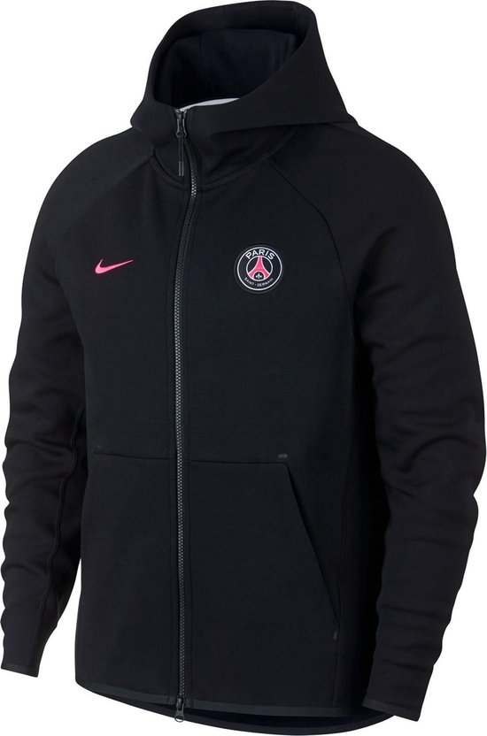Nike PSG Tech Fleece Sportvest - Maat XL - Mannen - zwart/roze | bol.com