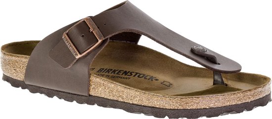 Birkenstock Ramses BF Regular Fit Heren Slippers - Brown - Maat 36