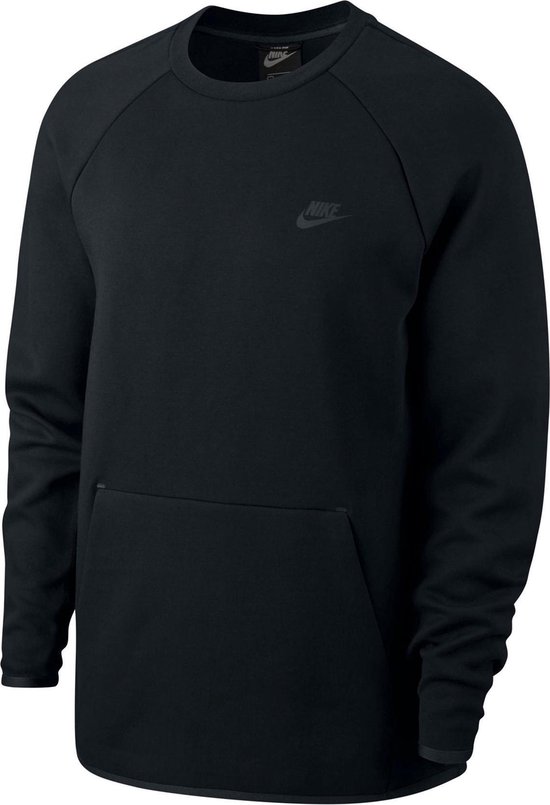 gebaar complicaties Literaire kunsten Nike Sportswear Tech Fleece Crew Sweater Heren Sporttrui - Maat L - Mannen  - zwart | bol.com