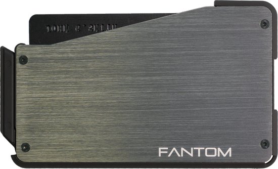 Fantom Wallet - S - 10cc slimwallet - unisex - silver aluminium