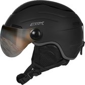 STX Helmet Visor Black/Grey Skihelm - Black - Unisex - Maat S