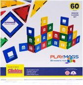Playmags 3D Magnetische Window Clickins Set - 60 Delige