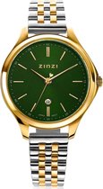 ZINZI Classy ZIW1035 34mm bi-color groen + gratis Zinzi armbandje