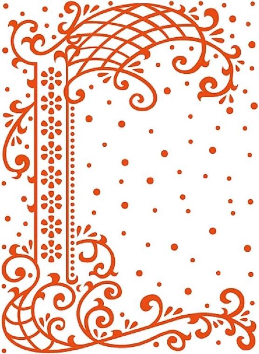 Mariane Design - Df 3405 Design Folder Decorative border