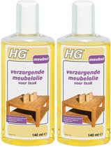 HG Verzorgende Meubelolie Teak - 2 Stuks