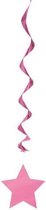 Unique Swirlslingers Met Ster Roze 60 Cm 3-stuks