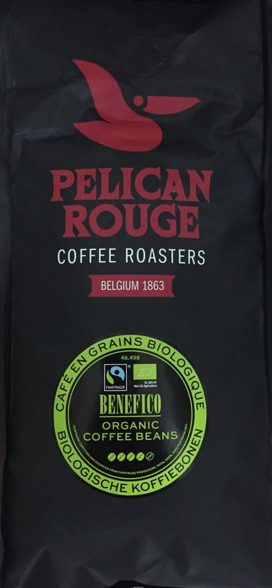 Koffiebonen Pelican Rouge Benefico FT Biologisch 1 kg