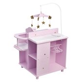 Teamson Kids Veranderen Station Voor Babypoppen - Accessoires Voor Poppen - Kinderspeelgoed - Lila
