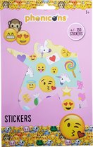 Smiley Eenhoorn Stickers +/- 250 stuks